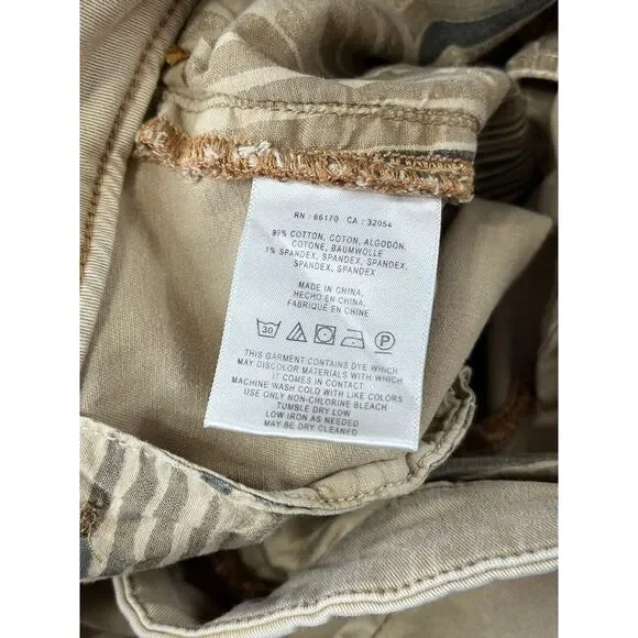 Anthropology Pilcro and the Letterpress Hyphen Chino Pants Khakis Yellow 34x29 - Picture 9 of 14